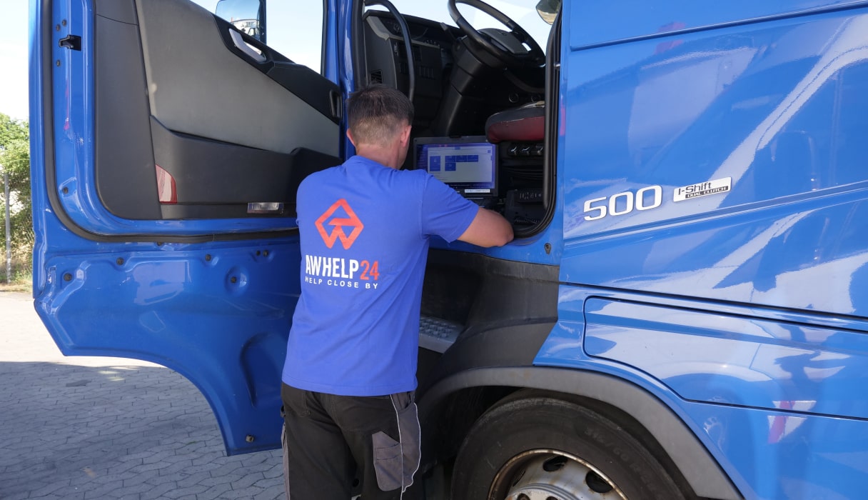 LKW-Diagnose vor Ort